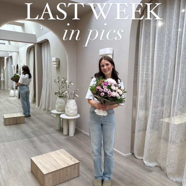WEEKLY RECAP ✨

Was alles letzte Woche noch so los war:

1. Unsere Braut hat von ihrer Mama Blumen geschenkt bekommen und da sie so glücklich mit der Beratung war, hat sie entschieden, dass der Blumenstrauß Michelle gehören soll 💐. So ein tolles Kompliment für die Beraterin 😍

2/3. sweet potato - kleine Motivation für die Kollegin 😁🥔

4. Do you hear the heartbeat 🤍 - Marie’s Herz schlägt für die Brautblüte und natürlich für die Tasche von @weat 

5. Die Braut hat Blumen vorbestellt um ihren Brautjungfern eine Freude zu machen 💐💐💐

6/7. Unsere sportliche Anni joggt nach dem Feierabend nach Hause 🏃‍♀️💪

8/9. Die Dämme brechen nicht nur bei den Bräuten 😅
Kristina und Anni, die sich fragen, ob die Bräute sie heute mit dem Boot erreichen ☔️

10. Neue Kleider für unser Outlet in Krefeld sind angekommen und werden von der Kathrin sortiert ✨

#lastweekinpics #weeklyrecap #teambrautblüte #bridalstore