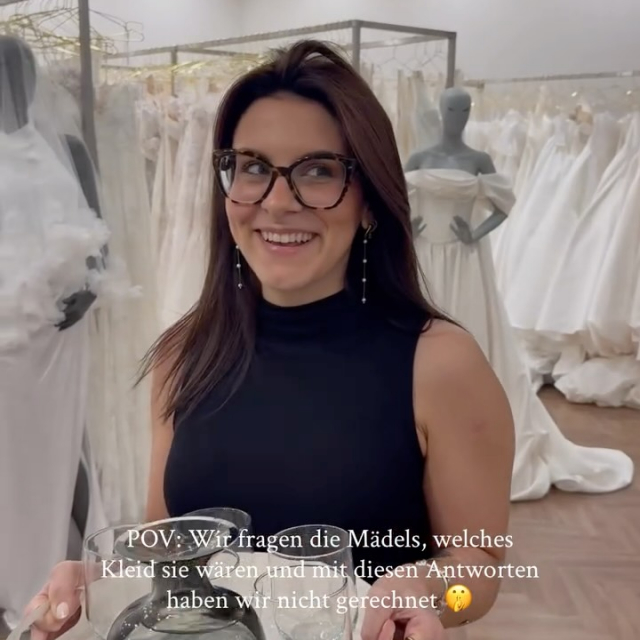 Wir kennen natürlich unsere Mädels, einige Antworten haben uns dennoch überrascht ☺️🫶🏼 Welches Kleid wärst du und habt ihr Lust auf Teil 2? ✨

BRAUT
BRAUTKLEID
BRIDE
HOCHZEITSKLEID
WEDDING