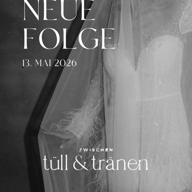 TV NEWS ✨ NEUE FOLGE @zwischentuellundtraenen
am 13.05.26 um 17 Uhr 💛

Schaltet morgen Abend unbedingt ein, wenn die liebe Jennifer ihr Traumkleid bei uns in der @brautbluete sucht 🤫

#brautblüte #zwischentüllundtränen #neuefolge #tvnews