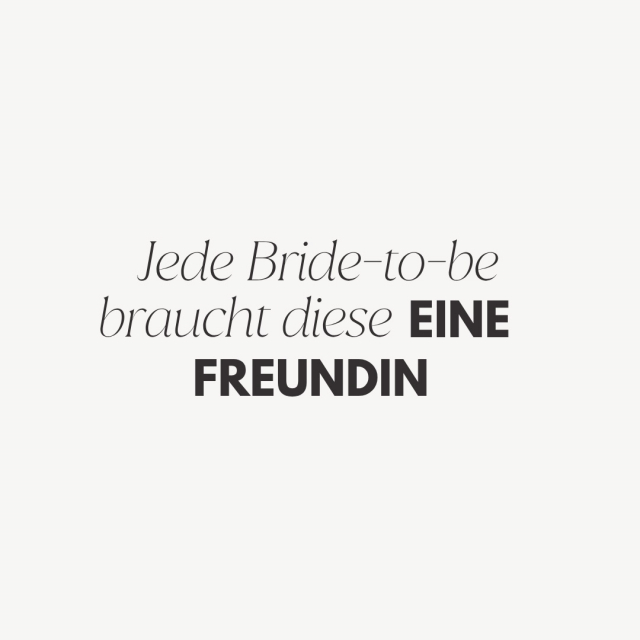 Es gibt in jeder Freundesgruppe genau diese eine Person 🤍 Die, die deine Hochzeit gefühlt mitplant, dir 27 Reels schickt, ehrlicher ist als alle anderen und sofort merkt, wenn dich etwas stresst 😄 Die, die bei jeder Entscheidung mitfühlt, dich wieder runterholt, wenn alle mitreden und sich mindestens genauso freut wie du 🫶🏼

Wenn dir beim Lesen direkt jemand eingefallen ist:
Schick ihr das & es wird ihr den Tag versüßen 🌸

#brautblüte #bridetobe #besties #hochzeitskleider