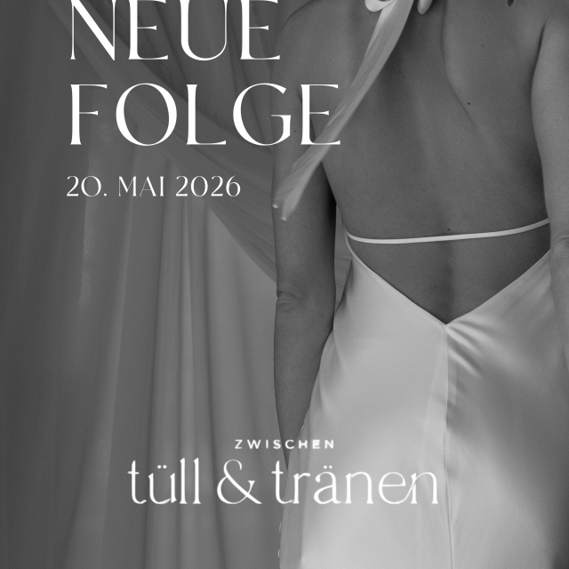 TV NEWS ✨ NEUE FOLGE @zwischentuellundtraenen
am 20.05.26 um 17 Uhr. Schaltet morgen Abend unbedingt ein, wenn die liebe Regina ihr Traumkleid bei uns in der @brautbluete sucht 🫶🏼

#brautblüte #zwischentüllundtränen #neuefolge #tvnews