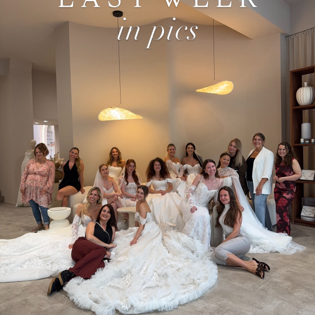 REAL BRIDE CONTENT DAY EDITION ✨

Was für ein Tag 🥹🫶🏼 wir sind so dankbar! Am Sonntag durften wir 10 wundervolle Frauen aus unserer Community bei unserem ersten Real Bride Content Day begrüßen und es war genauso schön, wie wir es uns vorgestellt haben. Gemeinsam haben wir gefrühstückt, uns ausgetauscht, gelacht und natürlich ganz viele Brautkleider anprobiert.

Jede Bride hat drei verschiedene Looks getragen:
– ihren eigenen Favoriten,
– ein Kleid außerhalb ihrer Komfortzone
– und einen Look, den unsere Bridal Stylistinnen für sie ausgesucht haben.

Und wir können euch jetzt schon verraten…es gab einige Überraschungen 🤫 Die nächsten Wochen nehmen wir euch natürlich mit und zeigen euch alle Looks 🤍 #realbrides #brautblüte