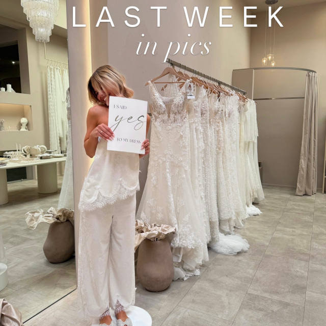 Last Week in Pics 🤍
Wir nehmen euch wieder mit in unsere Wochenrückschau – das ist bei uns in den letzten Tagen passiert:
1. Ein weiterer wunderschöner “Yes to the Dress”-Moment, der uns wieder gezeigt hat, warum wir unseren Job so lieben. Hier mit der lieben Leonie @leoslittlesafeplace 🤍✨
2. Unsere Store Managerin Lina aus Köln hat das neue Milla Nova / Lorenzo Rossi Kleid anprobiert – wir sind verliebt! ✨
3. Kleine Abkühlung für unsere Bräute in Köln: Wegen der kurzfristig ausgefallenen Klimaanlage gab’s für alle ein Eis aufs Haus. 🍦❄️ Zum Glück läuft inzwischen wieder alles einwandfrei!
4. Besuch von Justin Alexander – und dieser traumhafte Blumenstrauß hat zufällig perfekt zu Lauras Outfit gepasst. 🌸😂
5. Vanessa aus unserem Kölner Team hat ihr eigenes Brautkleid gefunden. Ein ganz besonderer Moment! 🤍
6. Unsere Kollegin Laura feiert ihr einjähriges Brautblüte-Jubiläum. 🥹🤍
7. Zum Jubiläum hat Lauras Mama das ganze Team mit leckerem Essen überrascht. Wie lieb ist das bitte? 🥐✨
8. Und Laura hat den Abend mit selbstgemachten Cocktails für das Team abgerundet – natürlich erst nach Feierabend. 🍹🤍
9. Dani testet schon mal ihre Karriere als Kerzenständer. 🕯️😂
10. Bridal Stylistin oder doch Dogsitterin? Laura kann einfach alles. 🐶💘
11. Noch ein kleiner Blick hinter die Kulissen – wir lieben genau diese besonderen Momente, die unseren Alltag so einzigartig machen. ✨
Welche Nummer ist euer Favorit? 🤍