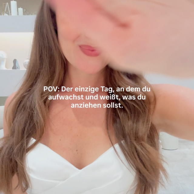 Wir sind uns sicher, dass ihr an diesem Tag nicht vor eurem vollen Kleiderschrank stehen werdet und euch denkt…ich hab mal wieder nichts zum anziehen!! 🤫😄🫶🏼 wann heiratet ihr??