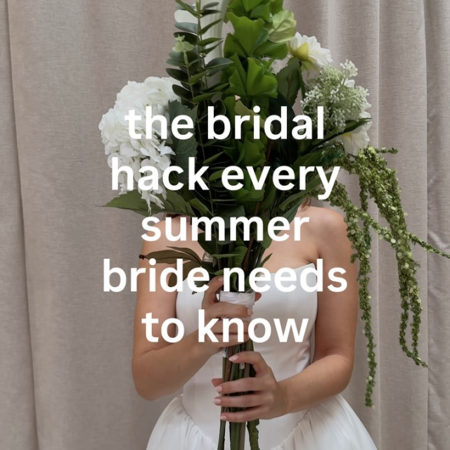 🤫🤫🤫 Ihr werdet an uns denken, wenn es nächstes Jahr dann wieder 40 Grad im Sommer werden! Gern geschehen 😅🫶🏼 #bridalhack