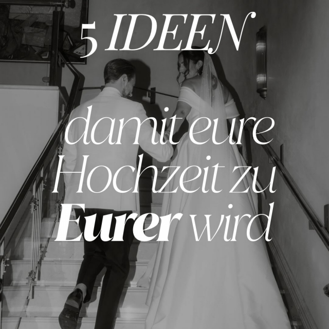 Bei all den Traditionen und Möglichkeiten kann es manchmal etwas challenging sein bei sich selbst zu bleiben.
Wir haben hier 5 Möglichkeiten und Ideen, wie ihr euch selbst und eure “Farbe” mit einbringen könnt und somit die Hochzeit ganz zu eurer Macht! Denkt immer dran, es ist euer Tag und niemandem muss die Hochzeit so gut gefallen wie euch selbst!♥️
 
Video: @thoselittlethings.de 🤩🫶🏼
Main Photo: @simon_fotografie